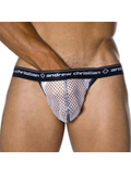 Andrew Christian - Super Mesh Jock with Show-It Tech white