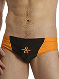 PriapeWear - Swim Rio Black/Orange