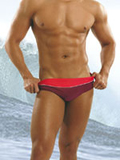 PriapeWear - Wave Swim - maroon/pink