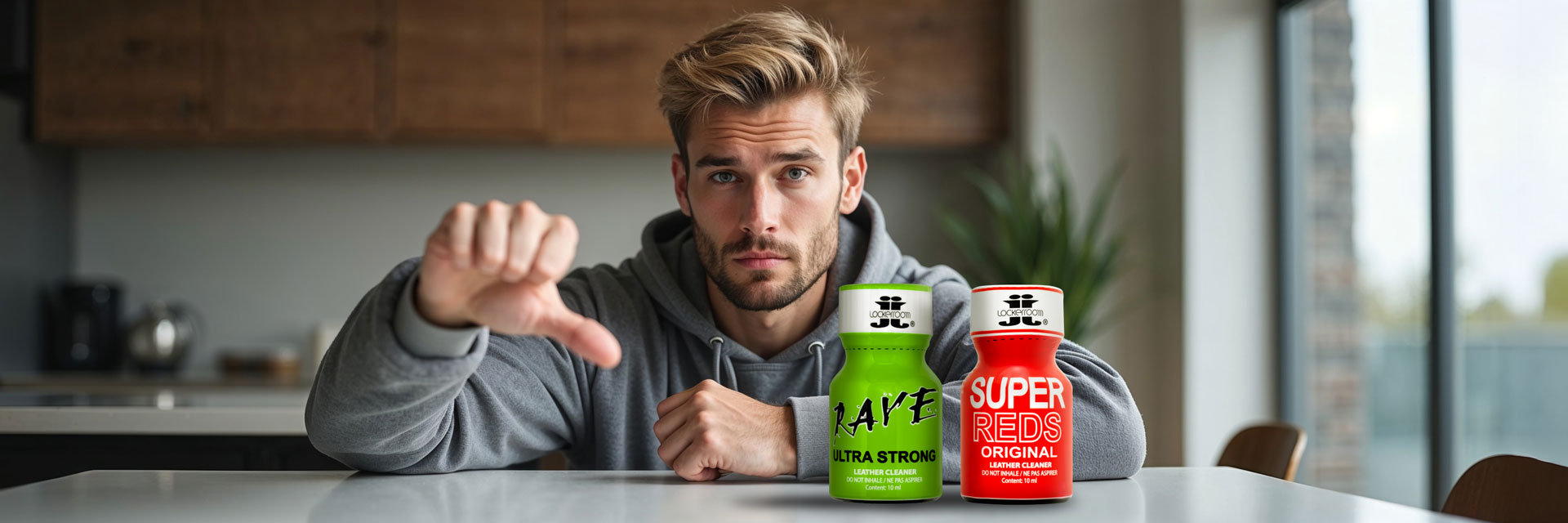 Rave und Reds Poppers wirken nicht mehr 
