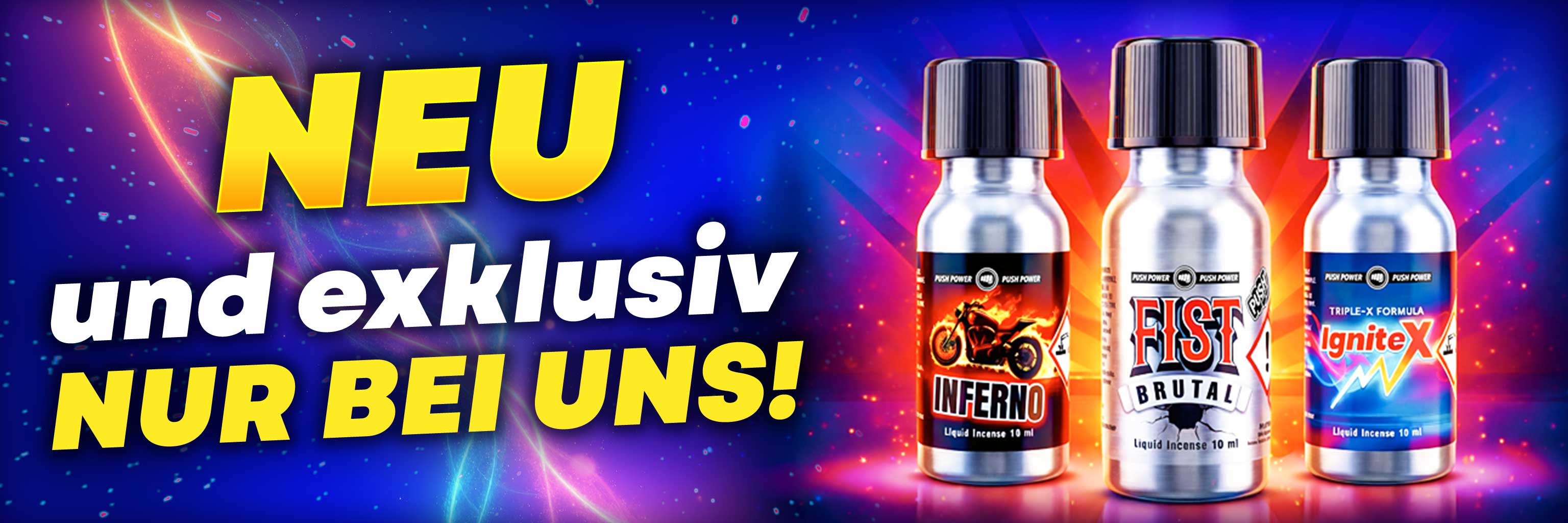 Neue Poppers in Aluminiumfl�schchen von Push Production