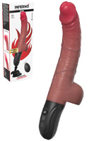 Realistic Thrusting Dildo and Wiggling Vibrator
