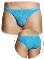 Micro Knit Low Cut Brief - Blue