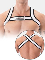Harness Bottom - white/black