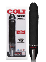 COLT - 10 Functions Deep Drill Anal Vibe - black
