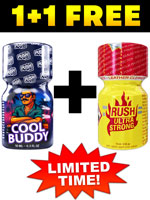 COOL BUDDY + GRATIS RUSH ULTRA STRONG small