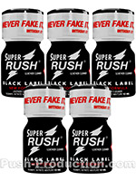 5 x SUPER RUSH BLACK small - PACK