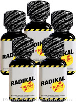 5 x RADIKAL RUSH big square bottle - PACK