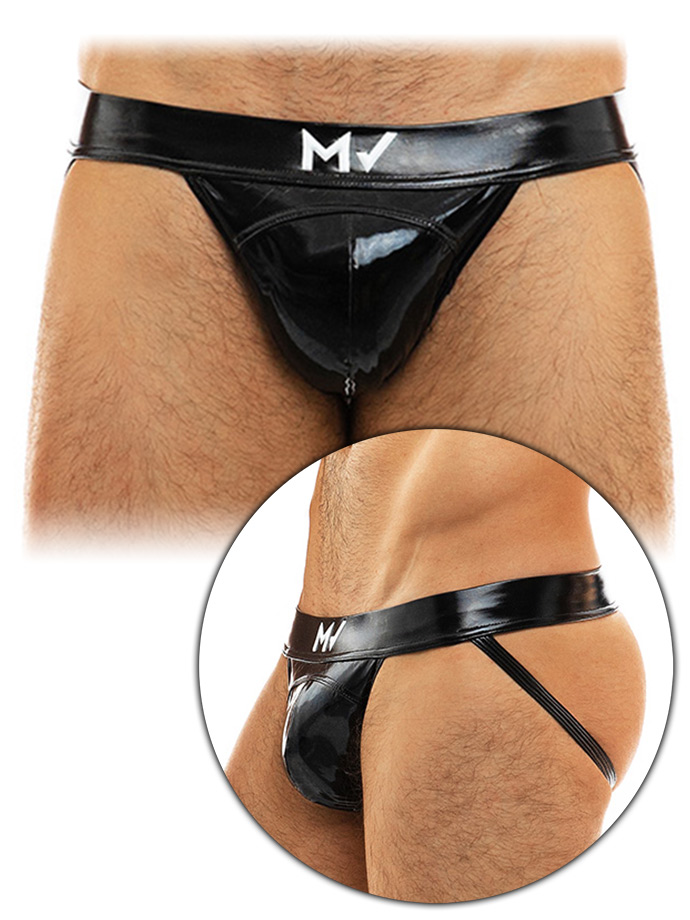 Viral Vinyl Jockstrap - Schwarz