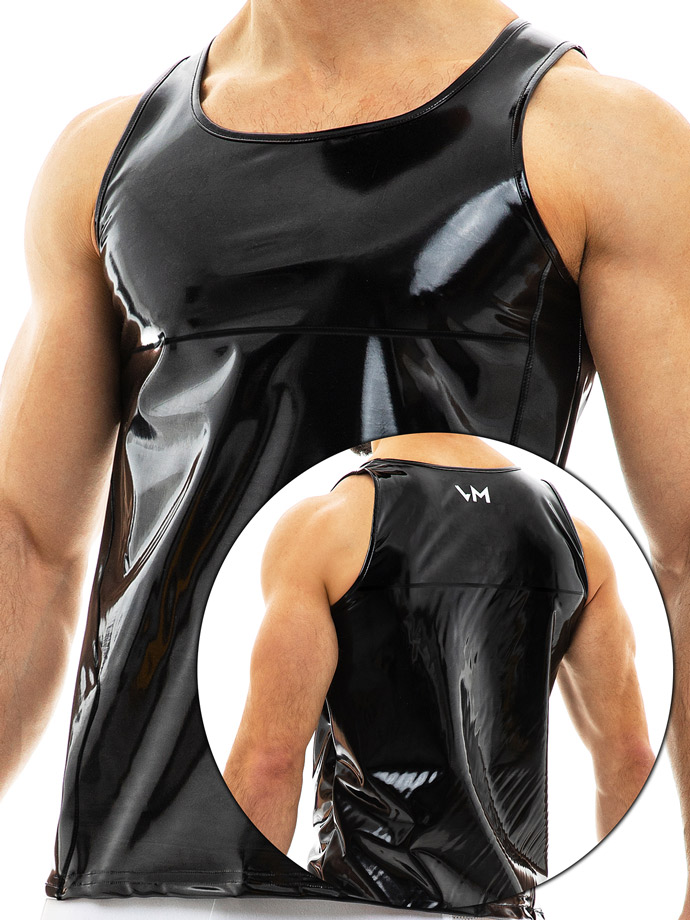 Viral Vinyl Tanktop - Black