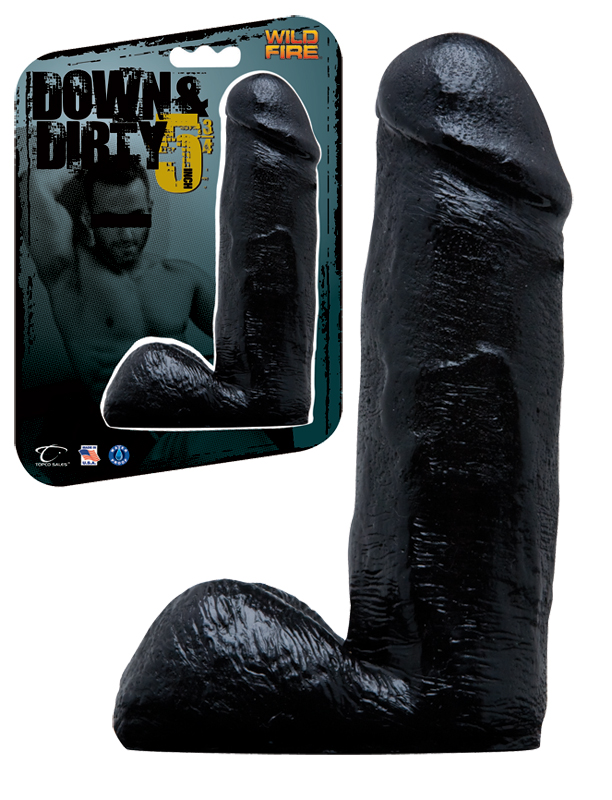 Wildfire Down and Dirty 5.75 inch Dong, Black