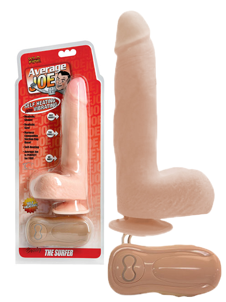 Vibrator Average Joe - Brody The Surfer mit Wrmeeffekt