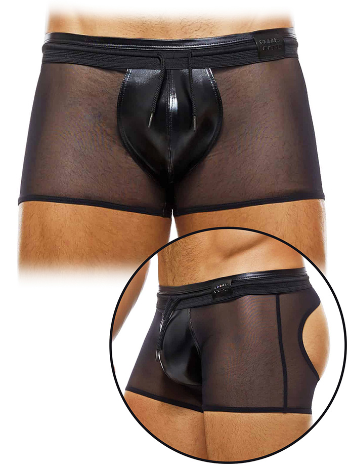 Latex Bottomless Boxer - Transparent