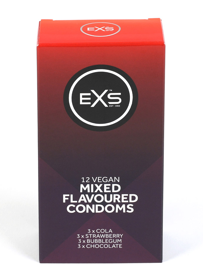 EXS - Mixed Flavoured Condoms - 12 pieces