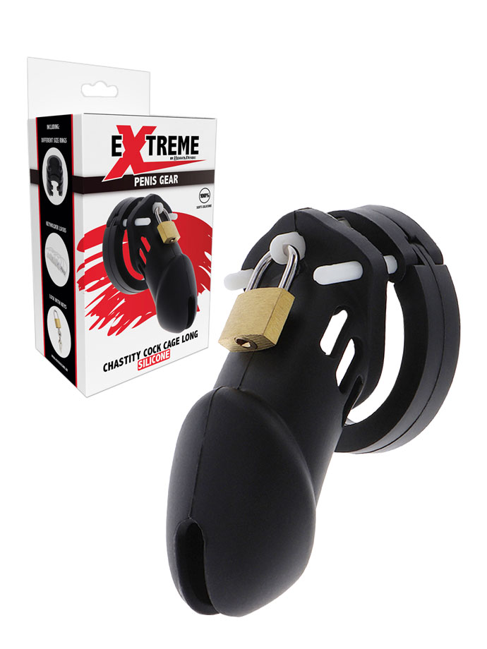 Extreme Chastity Cock Cage Long