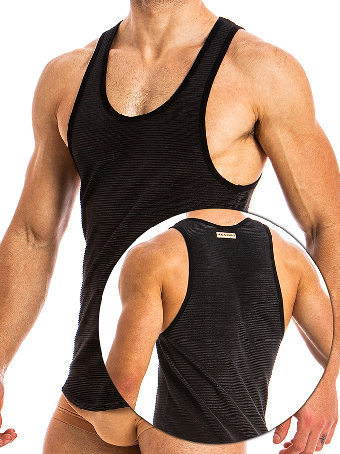Festive Tanktop - Schwarz