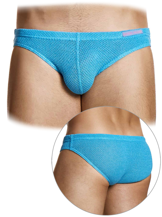 Micro Knit Brief - Blue