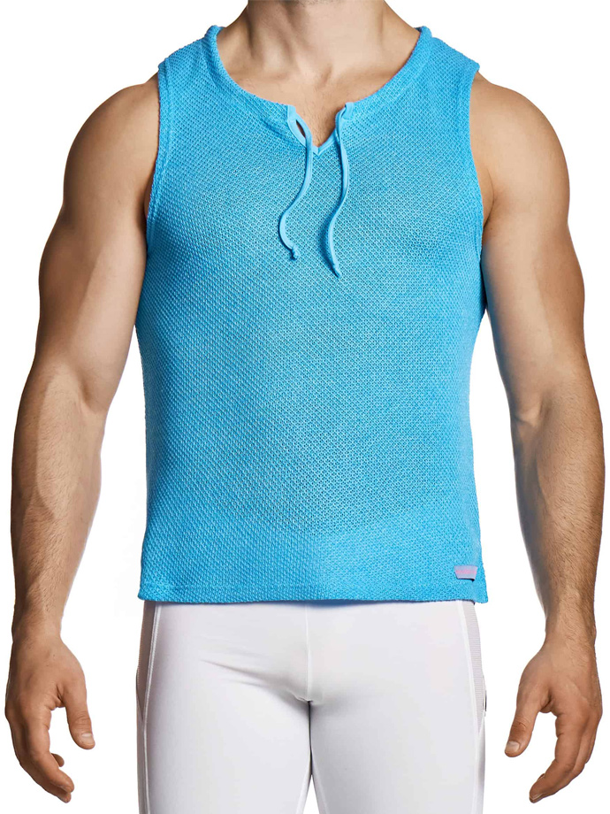 Micro Knit Sleeveless - Blue