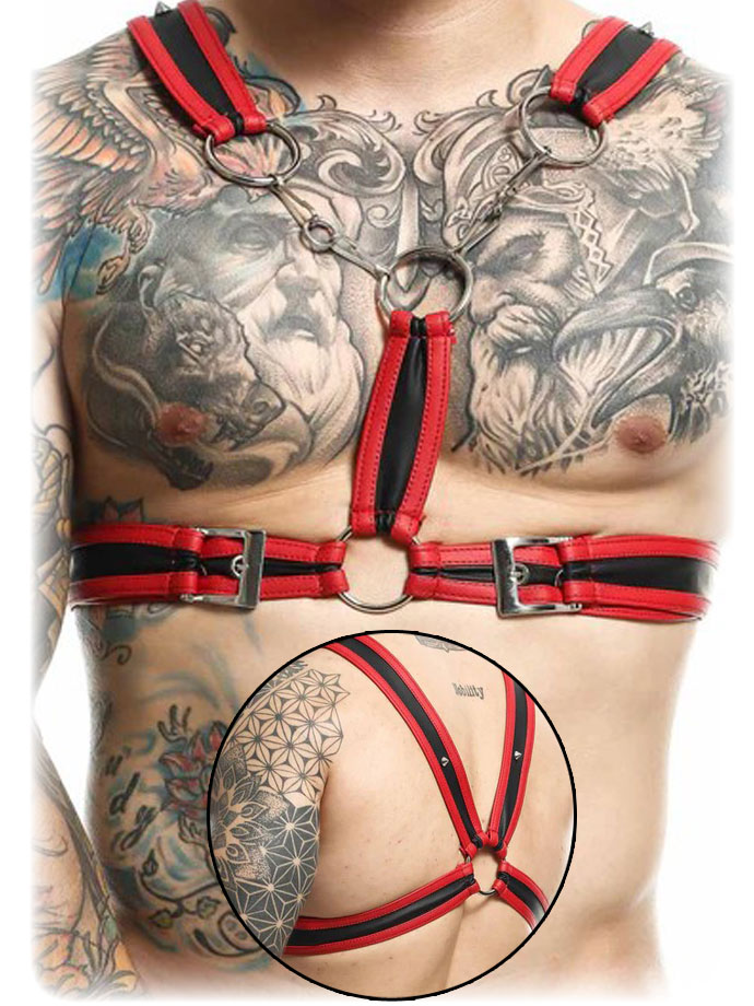 DNGEON Chain Harness - Red