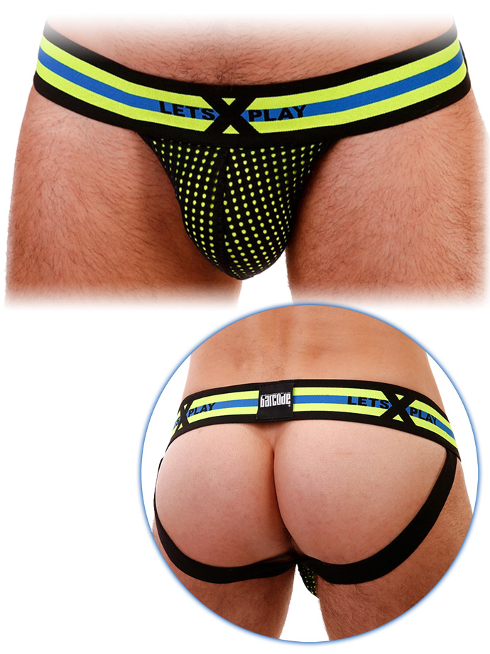 Jock Lets Play - Schwarz/Neongelb/Royal