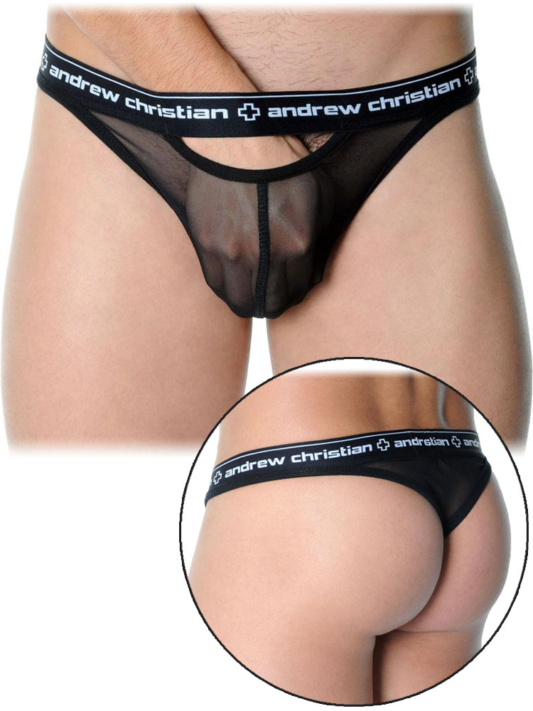 NL - Andrew Christian - Gigolo Thong Black