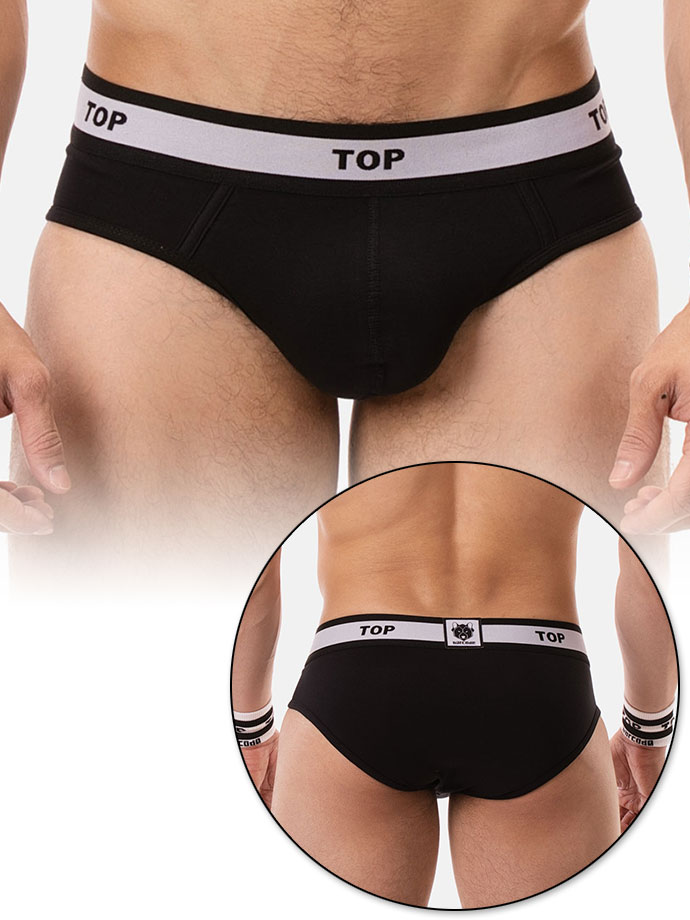 Brief Top - black/white