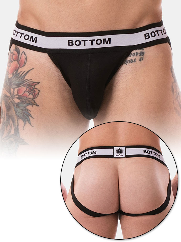 Jockstrap Bottom - black/white