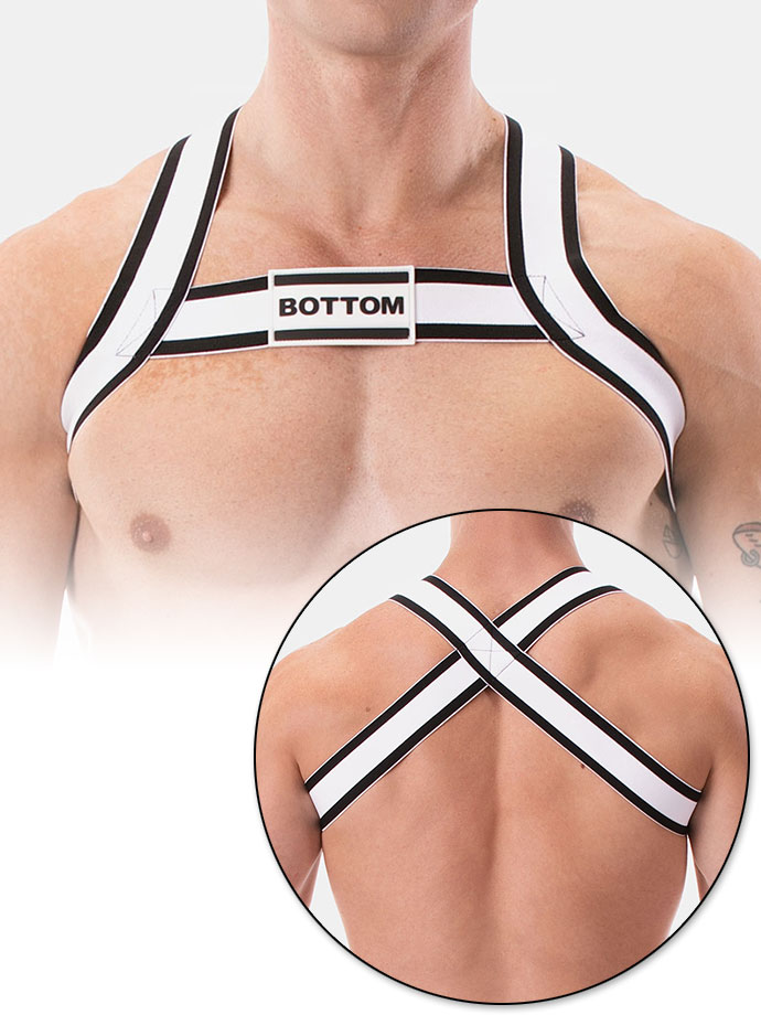 Harness Bottom - Weiss/Schwarz