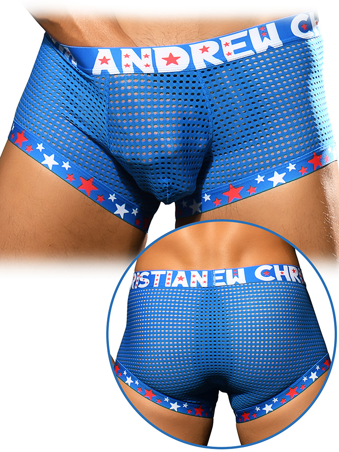 Almost Naked Mesh Boxer - Blue