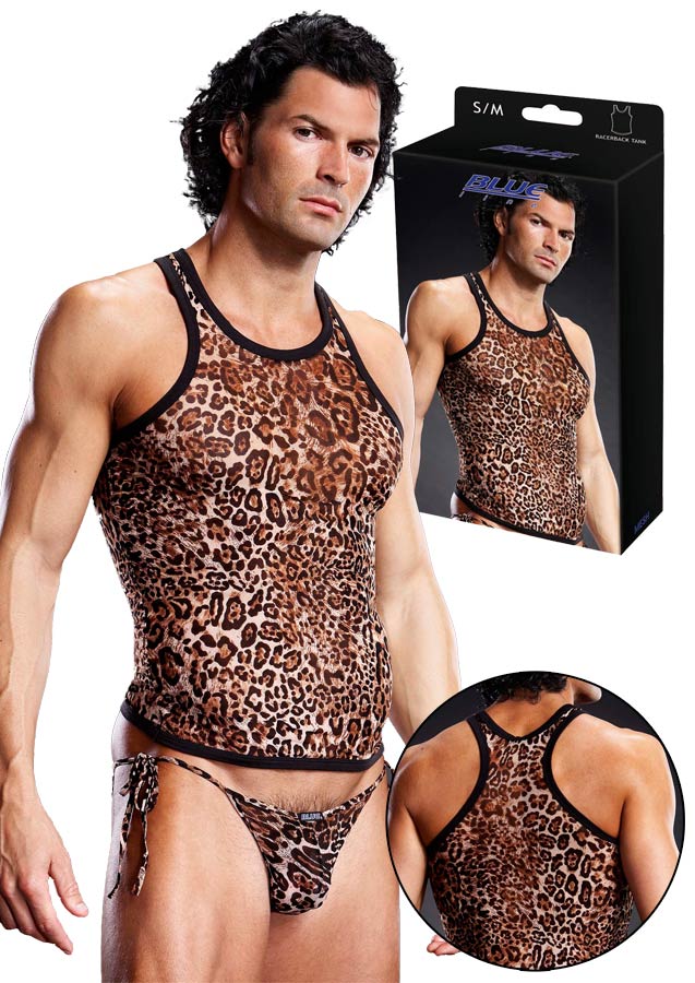 Pro-Mesh Leopard Racerback Tank
