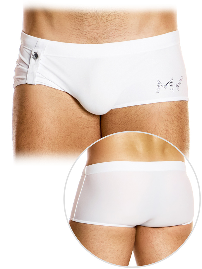 Diamonds Swim Brazil Cut Boxer - Weiss