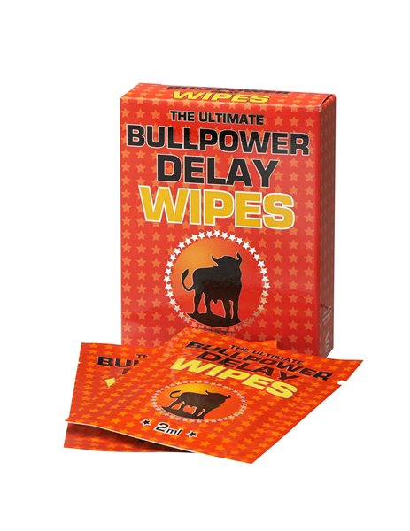 Bull Power Wipes Delay Sachets 6 x 2 ml