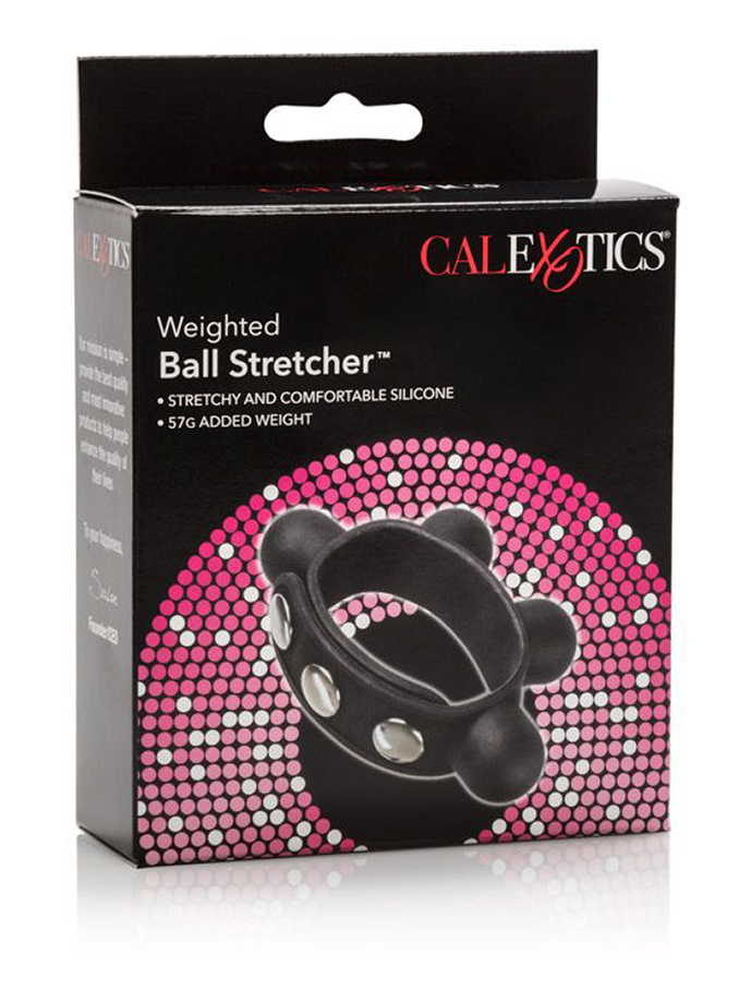Weighted Silicone Ball Stretcher - Schwarz