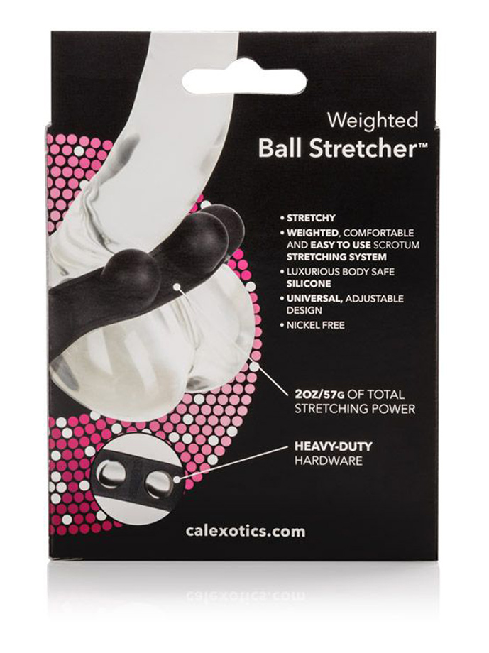 Weighted Silicone Ball Stretcher - Schwarz