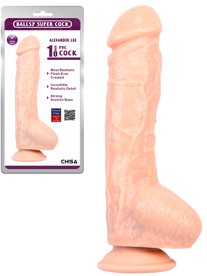 Alexander Lee 10 inch Dildo Flesh