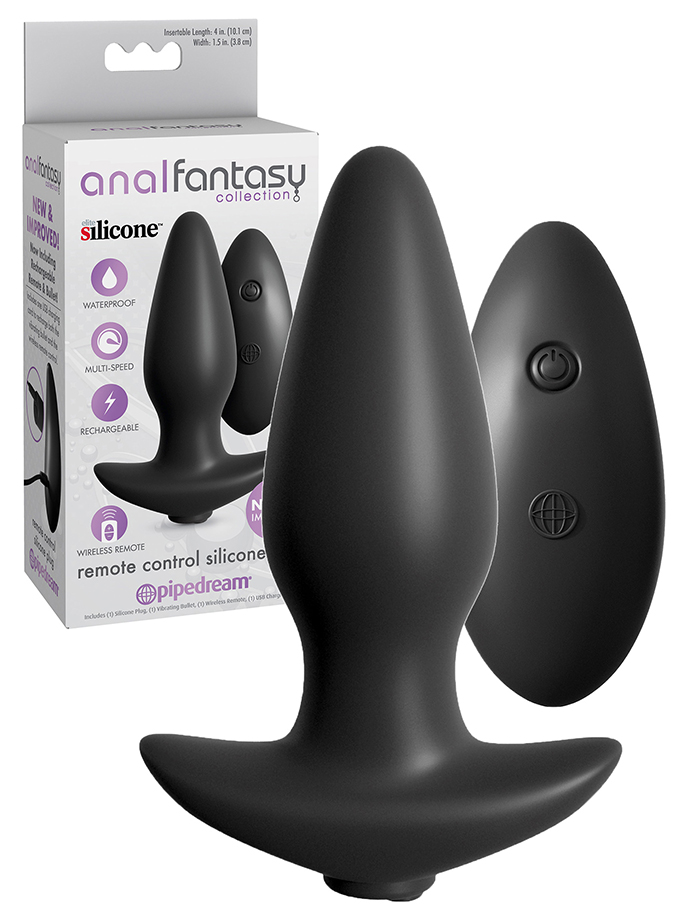 Anal Fantasy Collection Remote Control Silicone Plug