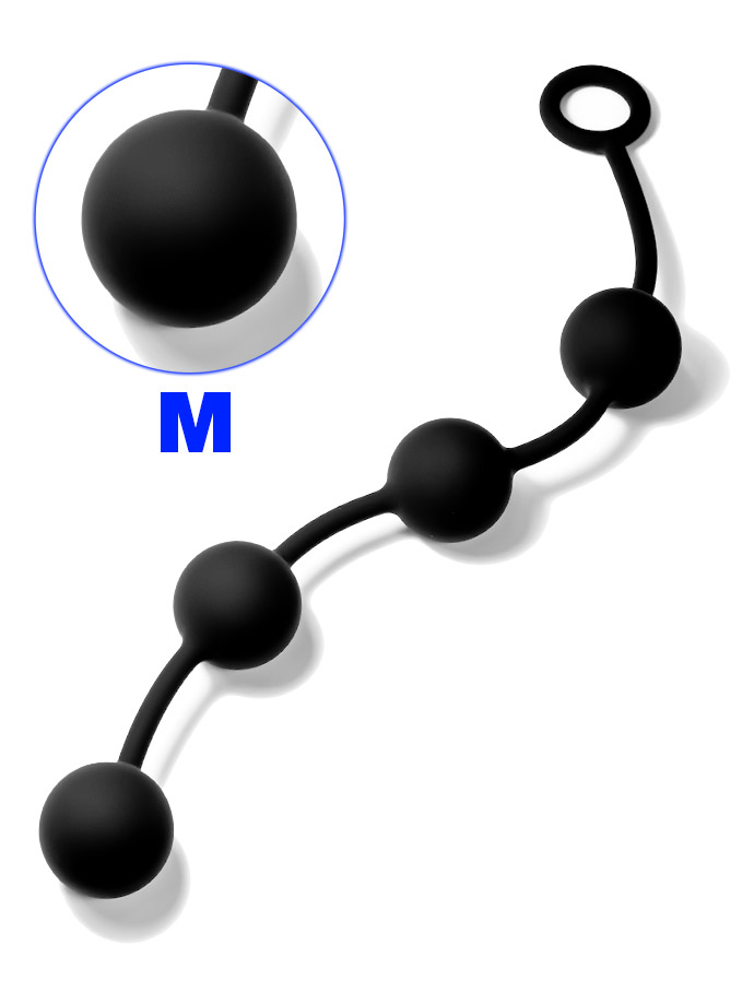 Analkugeln aus Soft Touch Silikon Medium