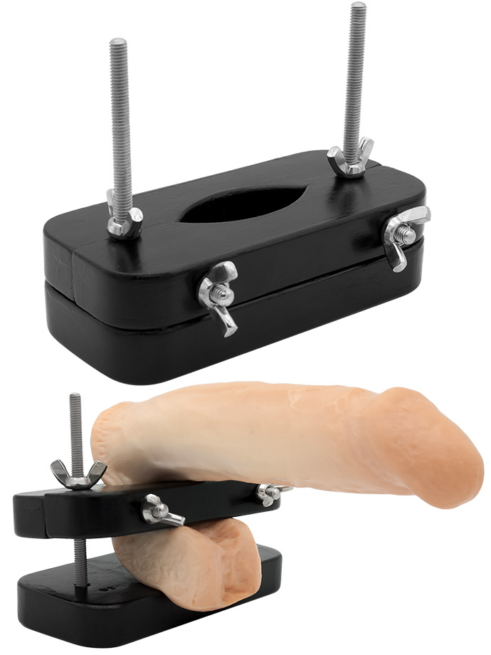 Extrem BDSM Ball Squeezer Press