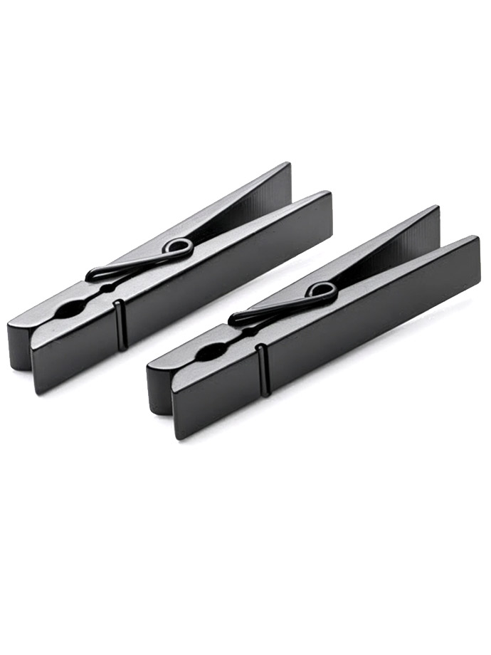 Heavy Metal Clothespins Clamps - Gunmetal