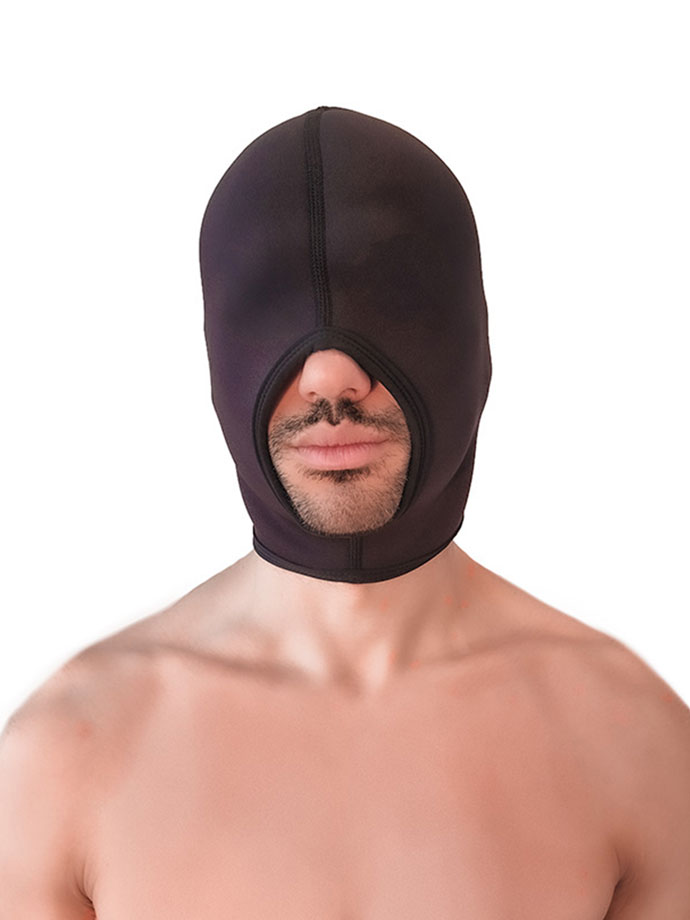 Blind Neoprene Face Fucker Hood - Black