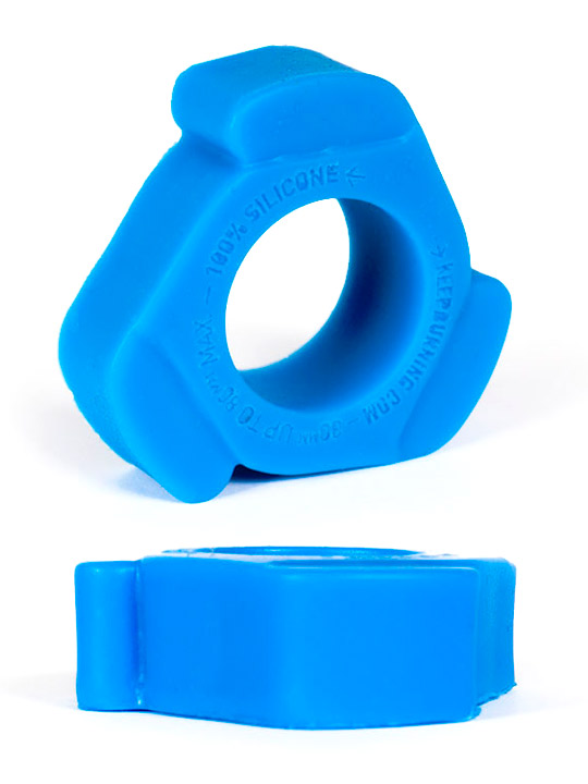 Burning Wheels 100% Silikon Cockring CK10 Blau
