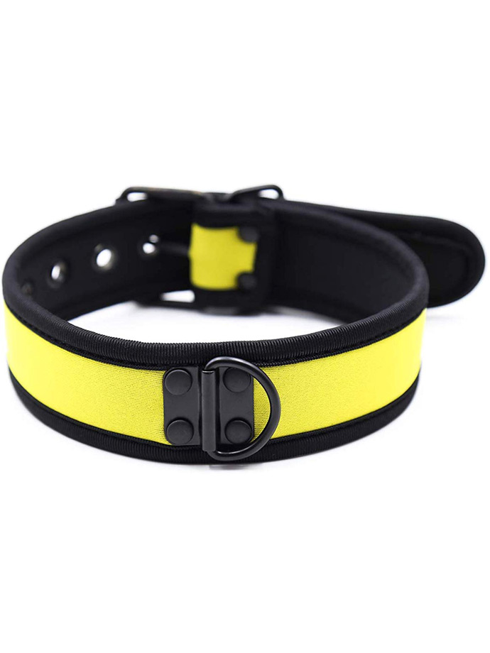 Puppy Play Neoprene Collar - Yellow