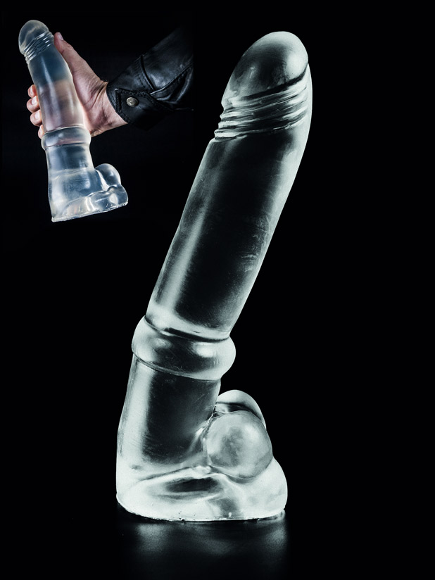 Dark Crystal Clear Large Dildo DCC03