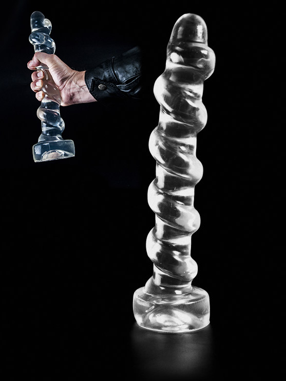 Dark Crystal Clear Large Dildo DCC24