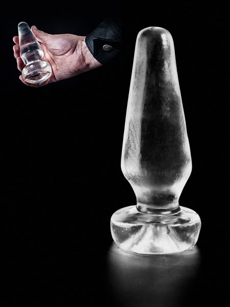 Dark Crystal Clear Butt Plug DCC40