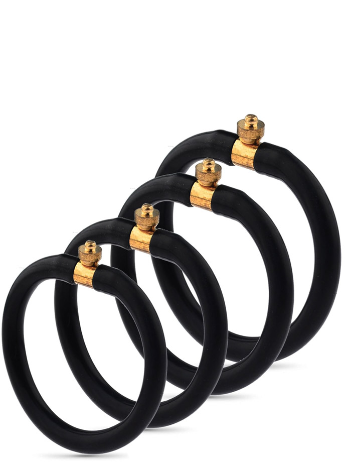 Electric Cock Rings + Dilator M sicheres E-Stim Zubehr Set