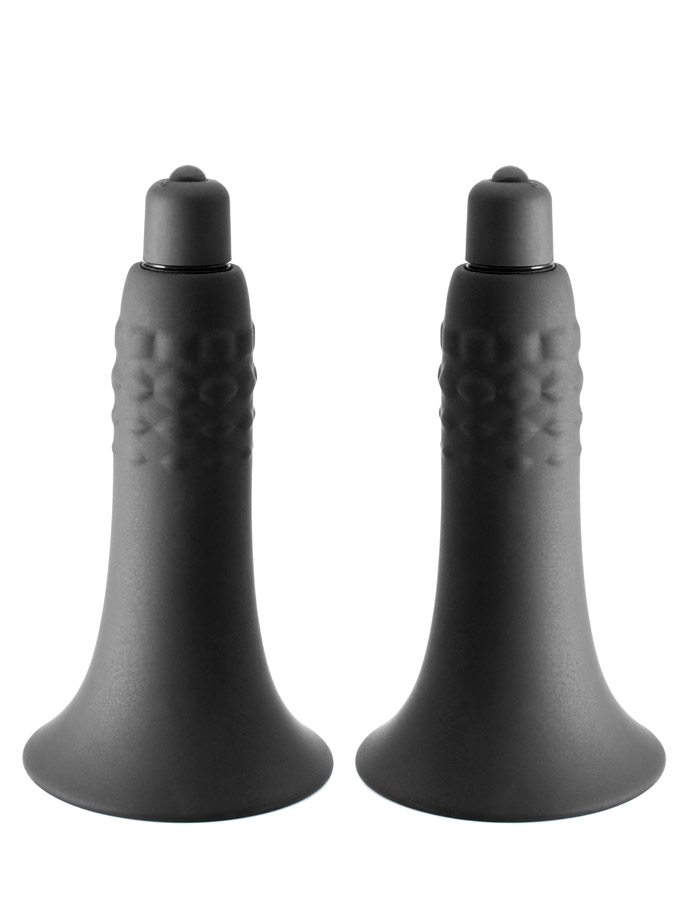 Silicone Nipple Massage Vibrator - 2 pieces