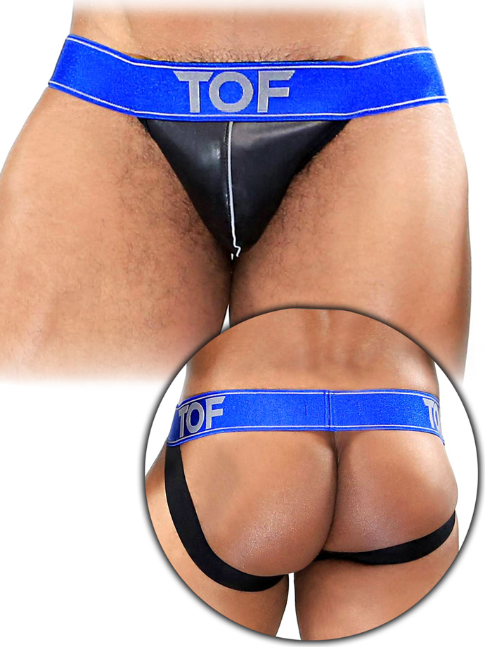 Fetish Jockstrap - Schwarz/blau