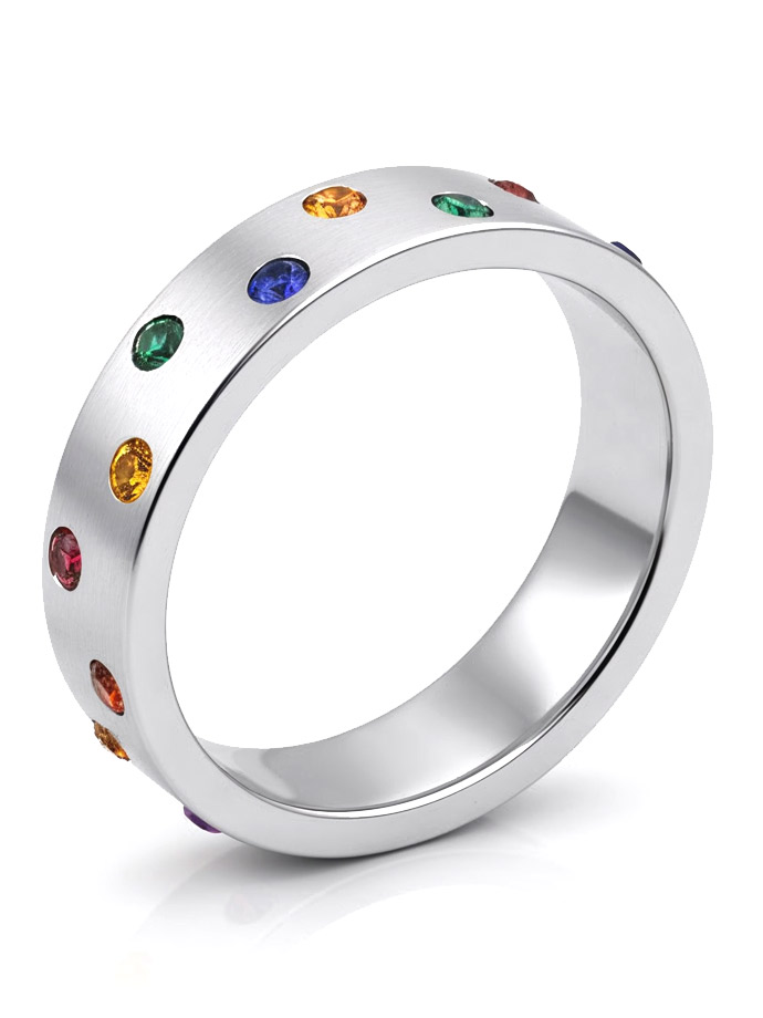 Heavy Caliber Cockring with Gems