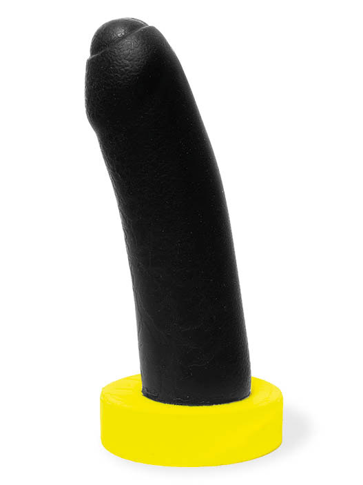Keep Burning Fluo Foreskin Dildo Black